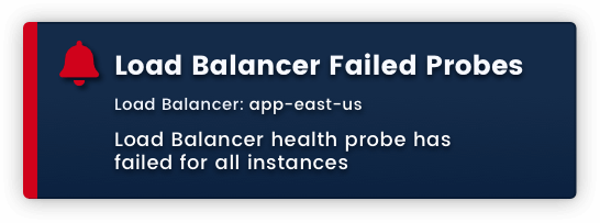 Load Balancer Failed Probes